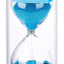 Reloj arena plástico 60 min gigante azul