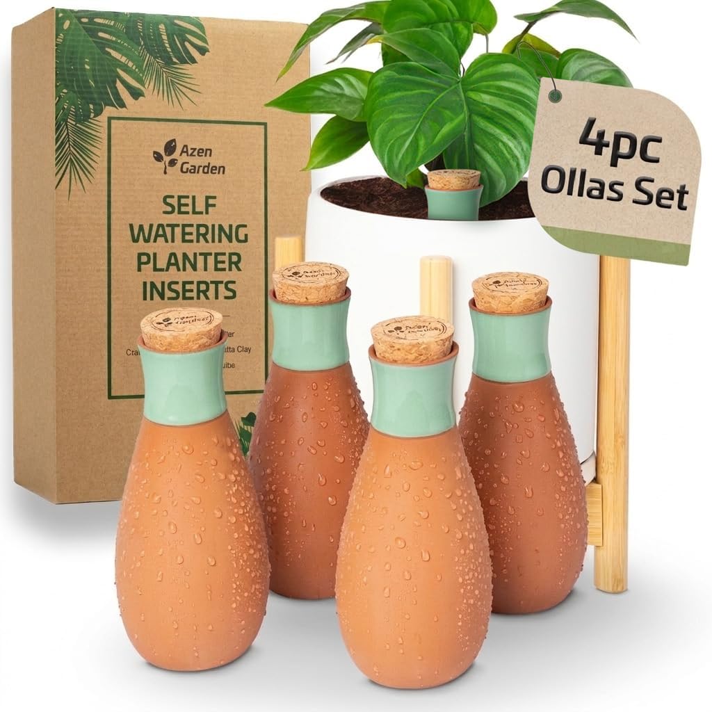 Bulbos riego automático terracota recarga superior