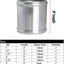 Adaptador tubería aluminio T-6063 102mm