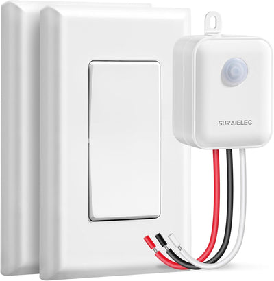 Kit interruptor luz inalámbrico 3 vías RF 100pies