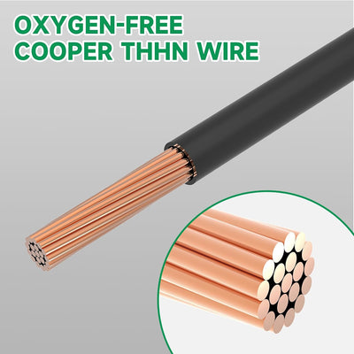 Cable eléctrico THHN 14 cobre trenzado 100pies cert UL 600V