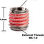 Inserto roscado acero inox M3-0.5xM6x1.0 0.255pulg comp 5