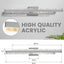Luz Tocador Baño Níquel 32" LED Regulable 28W
