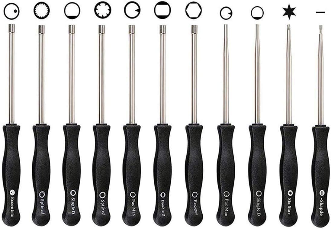 Kit 11 herramientas ajuste carburador motor 2 ciclos