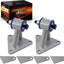 Kit montaje motor Chevy SBC BBC 3L V6 acero plateado