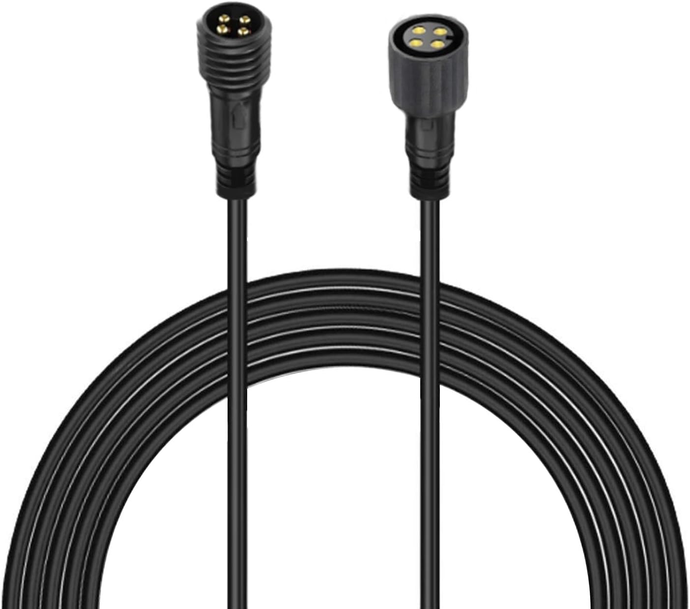 Cable extensión luz barco 9.8ft 4 núcleos 22AWG para tiras