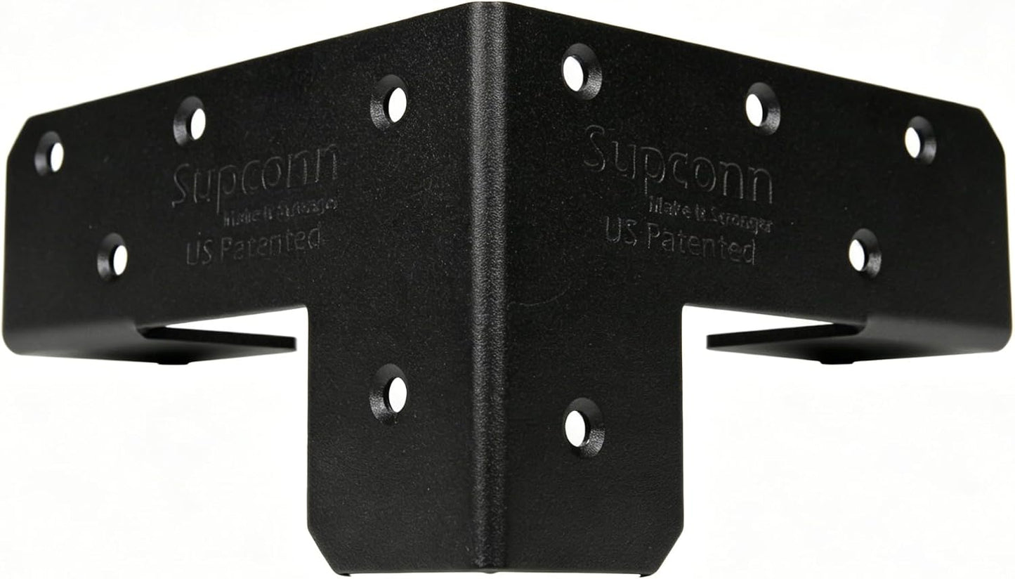 Kit 8 Soportes Esquina Banco Trabajo Acero 2x4 Dual