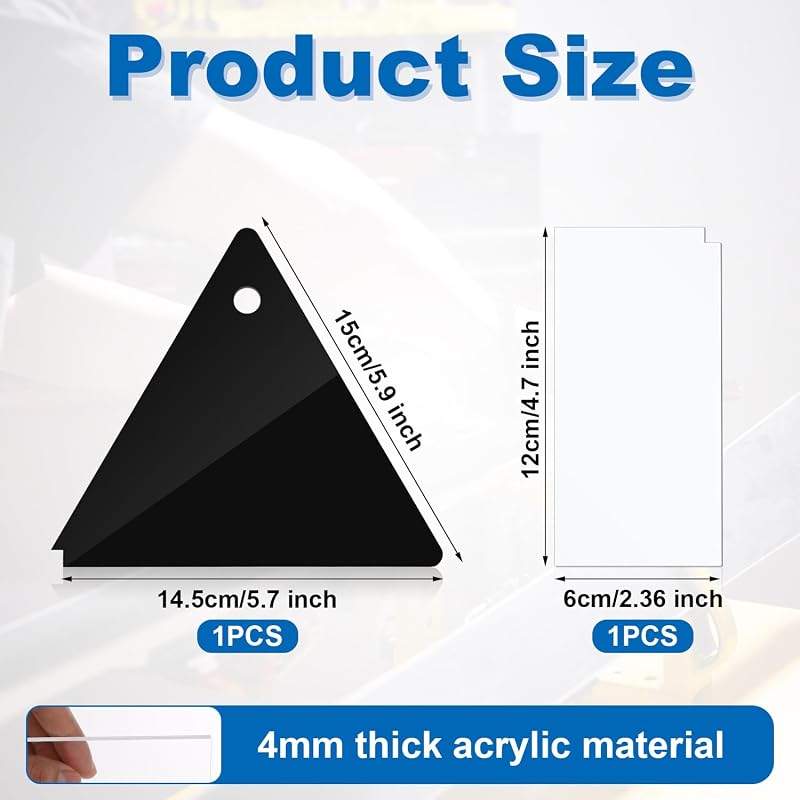 Raspador cera esquí snowboard triangular y rectangular