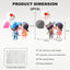 2 Pzas Decoraciones Resina Figuritas Pareja Besándose Coche