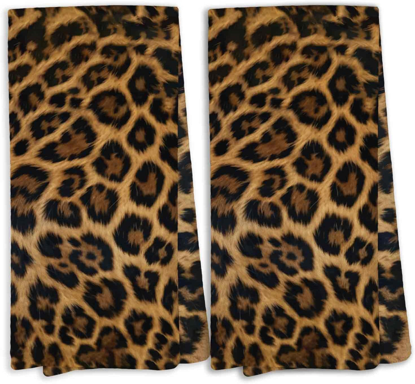 Set 2 Toallas Cocina Estampado Leopardo Baño