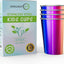 Vasos acero inox para niños 8oz sin BPA apilables