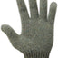 Guantes punto algodón poliéster para hombre gris pack 12