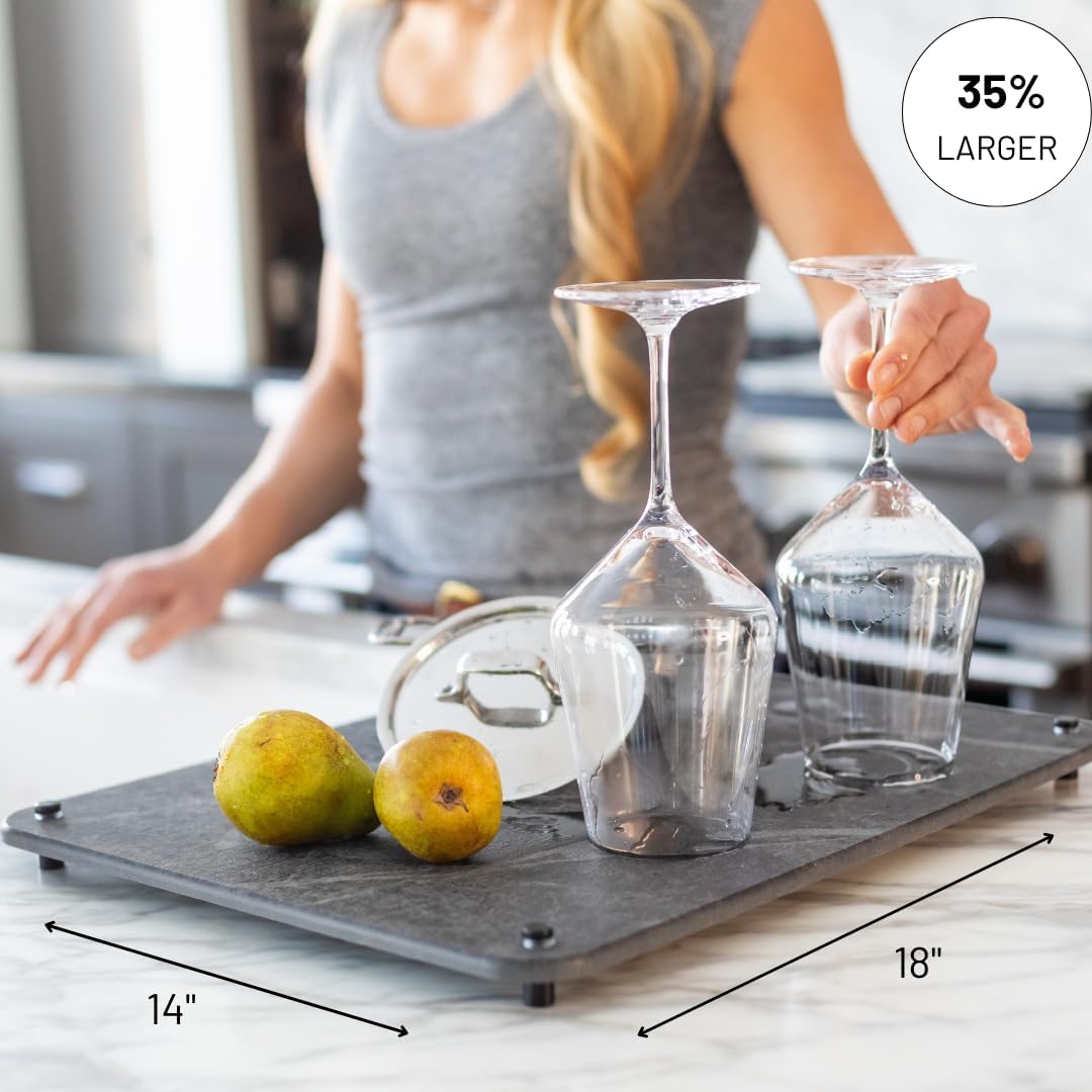 Tapete secar platos encimera cocina diatomeas ecológico