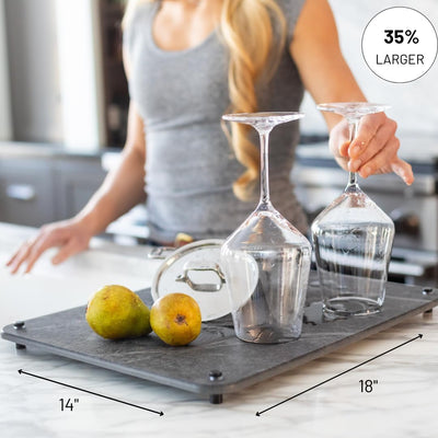 Tapete secar platos encimera cocina diatomeas ecológico