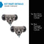 Set cilindros rueda trasera Toyota Sienna 98-03