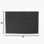 Alfombra goma 3x6ft cepillo absorbente carbón