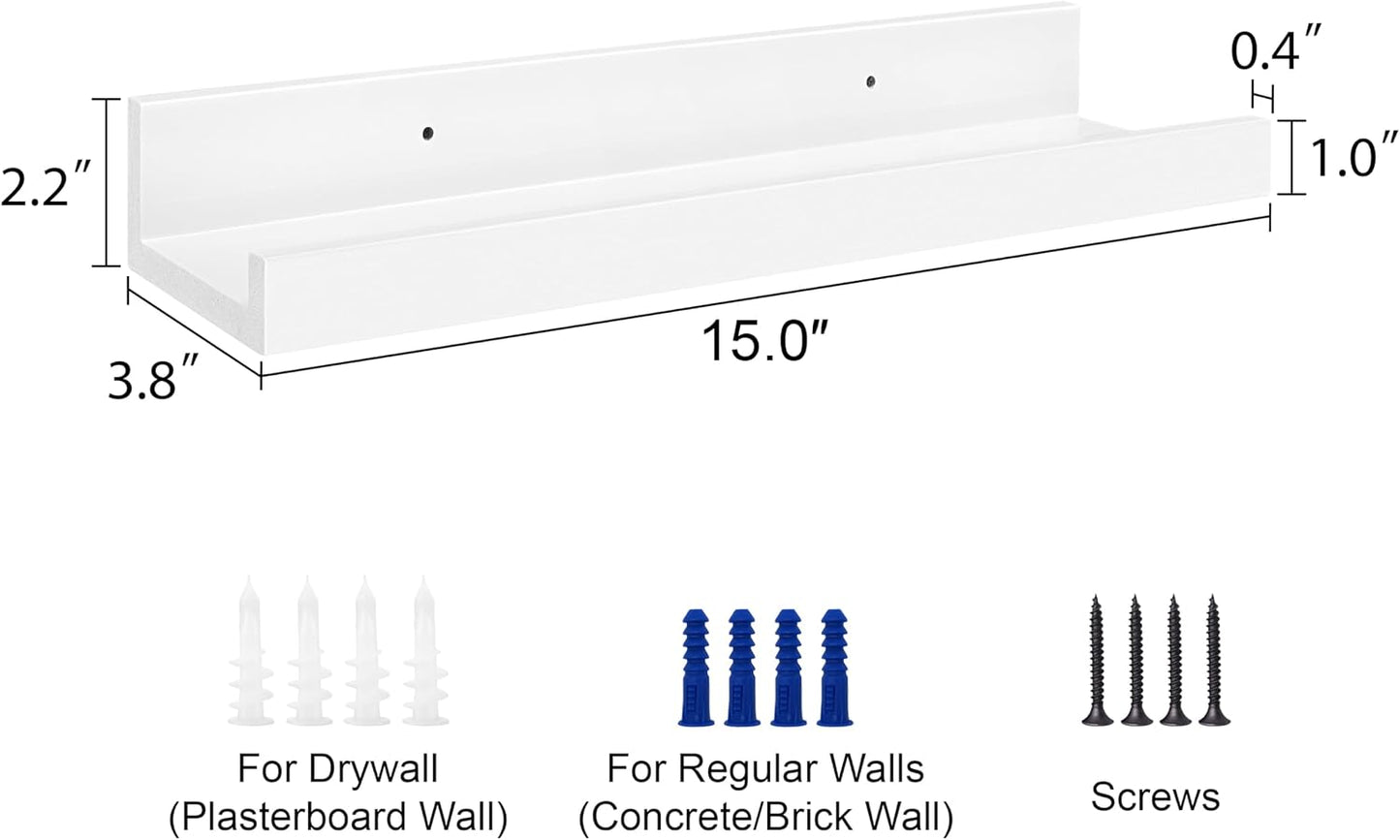 Estantes pared flotantes duradero diseño fuerte dormitorio