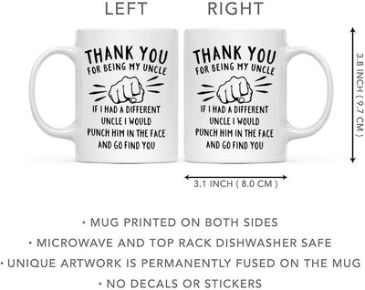 Taza de café divertida para tío regalo día del padre cumpleaños