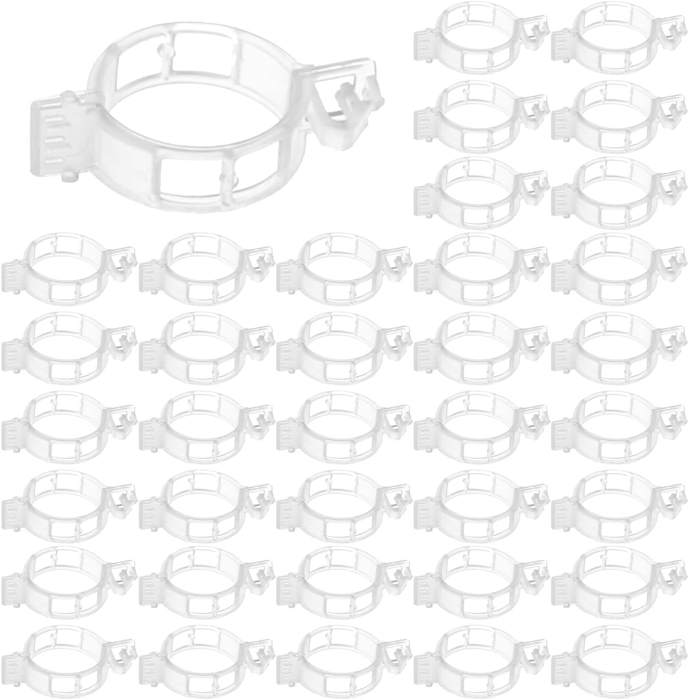 Clips soporte para plantas trepadoras 100uds