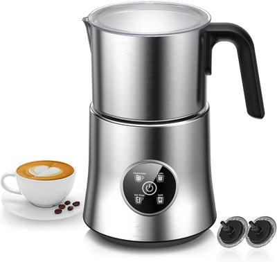 Espumador de leche eléctrico 4 en 1 para latte y capuchino