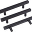 Tiradores cajón negro mate 4pulg J22BK102 set 12