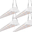 4 Luces LED Cultivo 60W 4pies Espectro Completo Interior