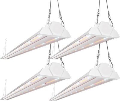 4 Luces LED Cultivo 60W 4pies Espectro Completo Interior