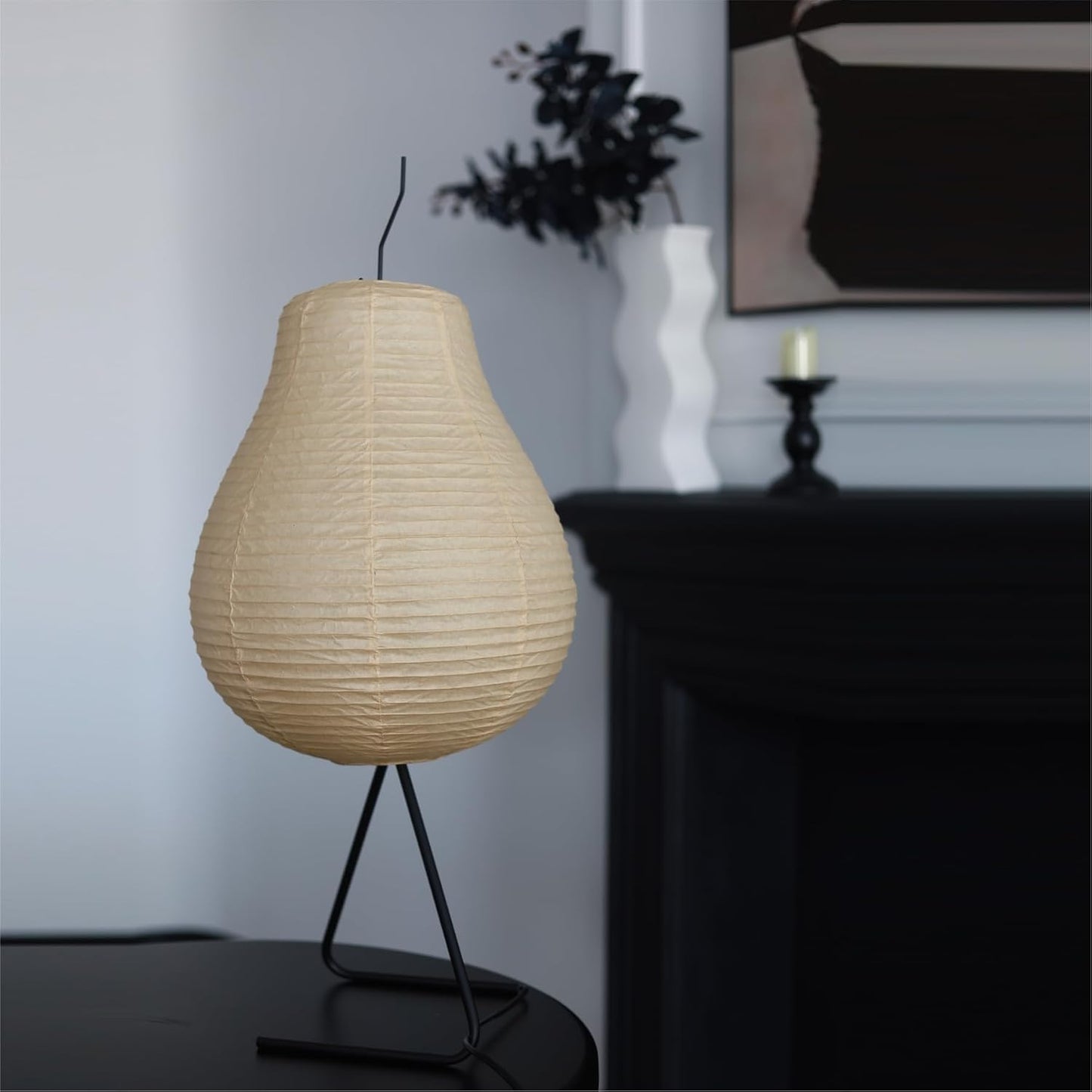 Lámpara pie pera diseño moderno zen sala dormitorio