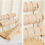 Soporte pulsera desmontable terciopelo beige