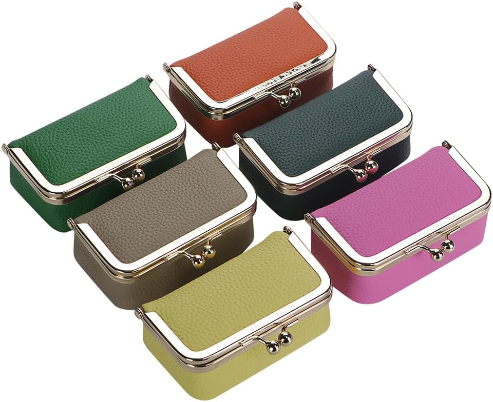 Joyero cuero vaca mini estuche anillos collares mujer blanco