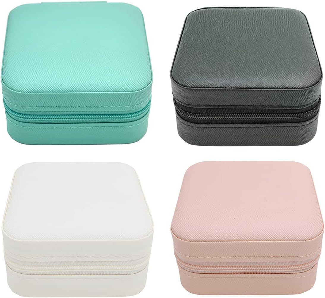 Mini caja joyas portátil 4 colores 4 unidades
