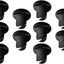 10 Sujetadores Aluminio 7/16" para Dzus Negro