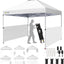 Carpa emergente 10x10pies tela plata 150D con paredes