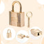 Cerraduras decorativas metal para monedero 4uds con llave