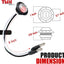 Marcador LED 3/4" luz roja conector 12V universal 50 pzas