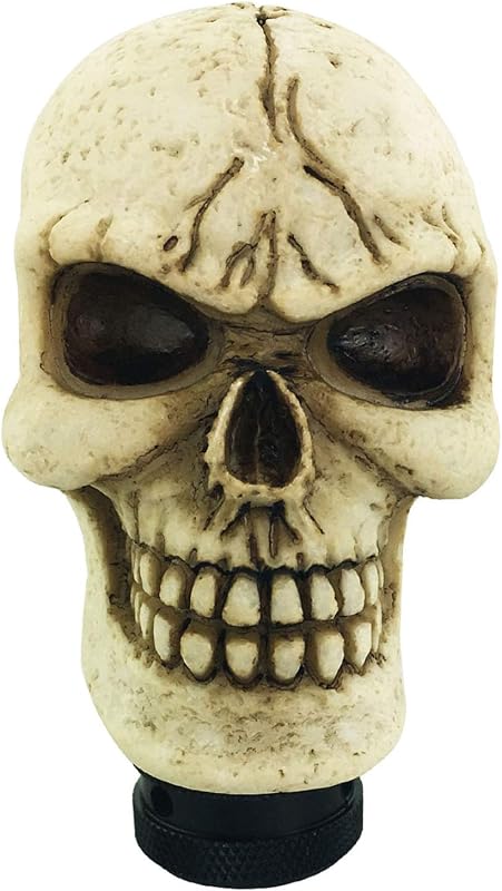 Pomo palanca cambios diseño calavera coche transmisión