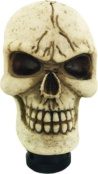 Pomo palanca cambios diseño calavera coche transmisión