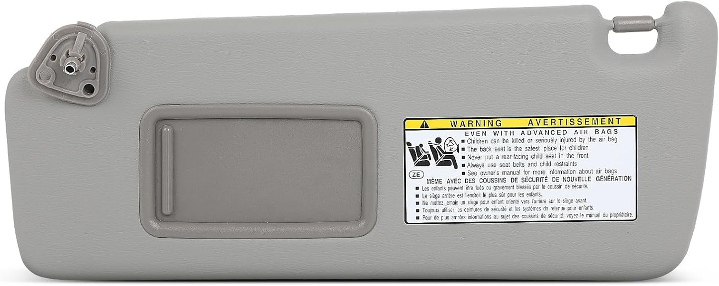 Visera solar izquierda Toyota Highlander 74320-48260-A0 gris