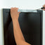Soporte resistente para espejos y cuadros aluminio HML-12D