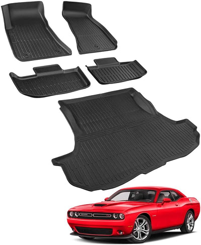 Alfombrillas coche Dodge Challenger 2011-23 antiderrap