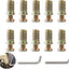 Set 10 Tuercas M10 M8 Conector Perno Hexagonal Muebles