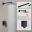 Set grifo ducha bronce ajuste regadera cuadrado