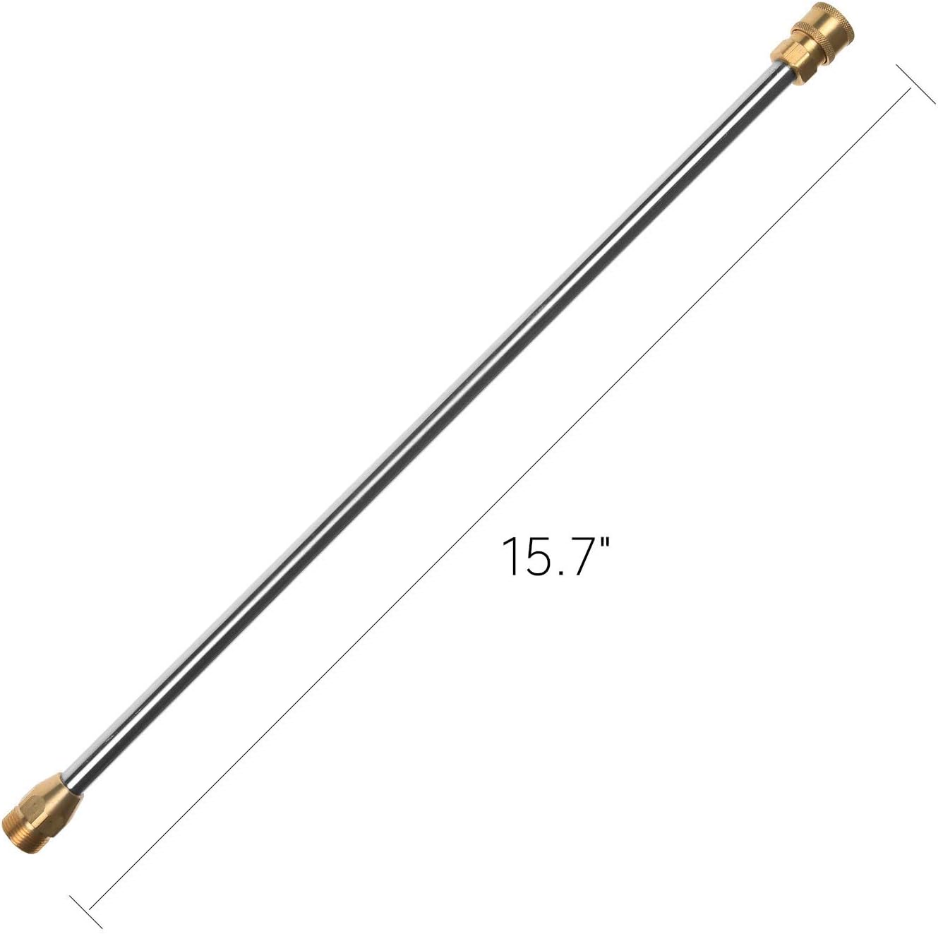 Varita lavadora presión acero inox 16" 5000 PSI