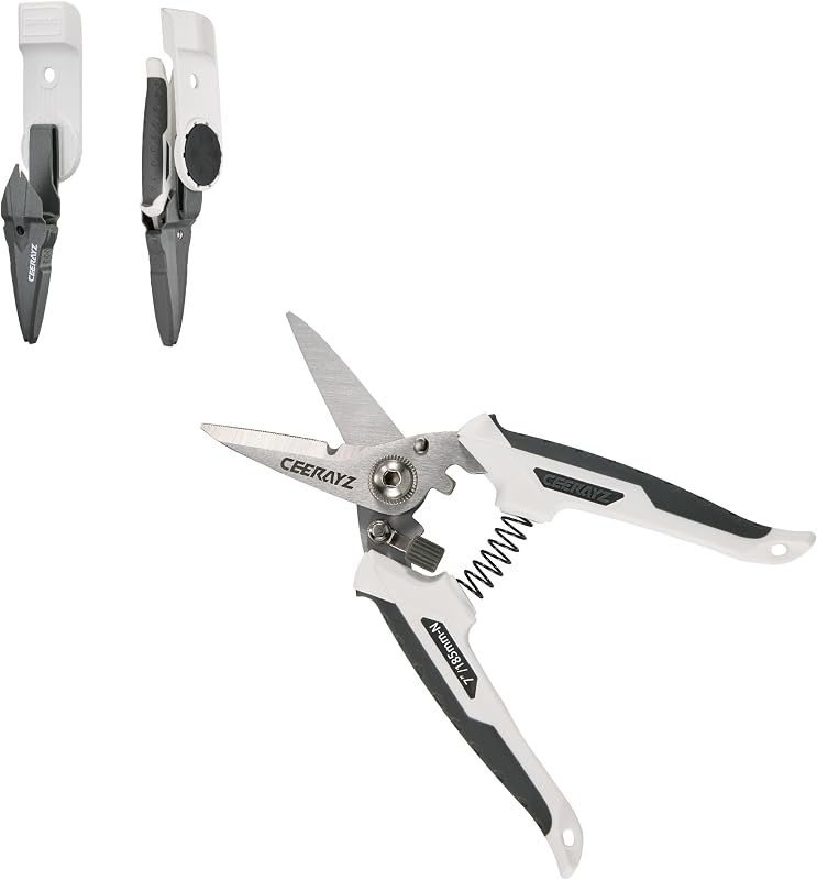 Tijeras muesca 7" industriales multiusos con funda