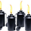 Recipientes antorcha 12oz Tiki 6 Pzas metal con tapas