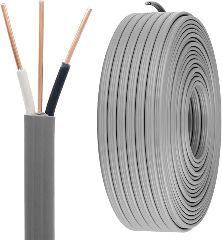 Cable alimentación subterránea 12/2 UF 61m para enterrar