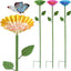 Baños de abejas jardín con diseño flores 4 Pzas
