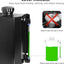 Depósito refrigerante tanque aluminio negro 2L