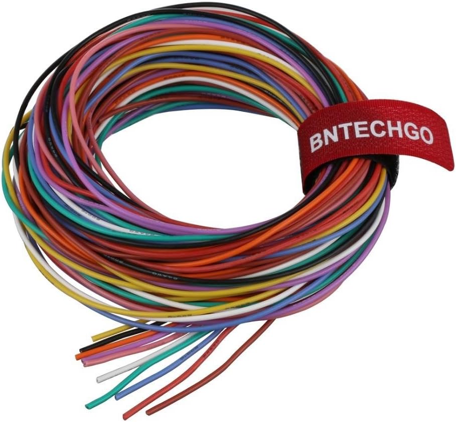 24 Alambres Silicona Resistente Alta Temperatura 24 AWG