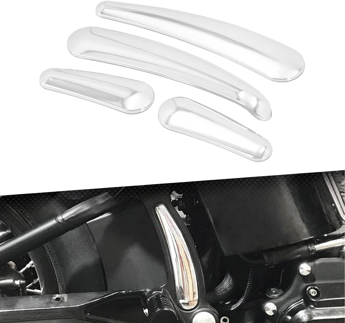 Set 4PCS Inserción Basculante Harley Softail Fat Boy 08-17